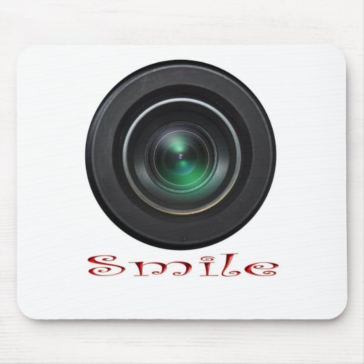 Covertcam Lächeln Mousepad (Vorne)