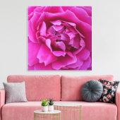 Coveted Rose Stretched Canvas Print Leinwanddruck (Insitu (Wohnzimmer))