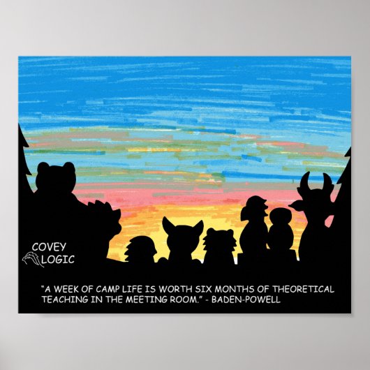 Covey Logic "Camp Life" Poster (Vorne)