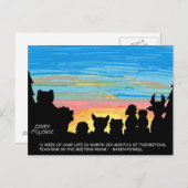 Covey Logic "Camp Life" Postkarte (Vorne/Hinten)