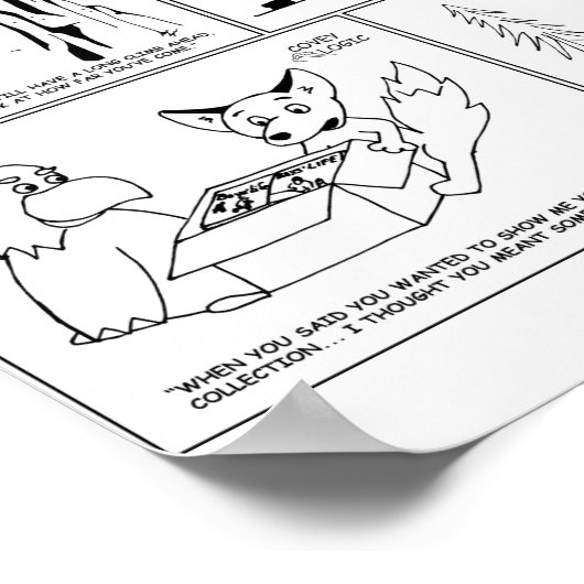 Covey Logic Comic Poster (Ecke)