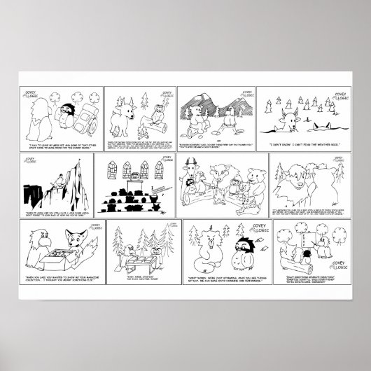 Covey Logic Comic Poster (Vorne)