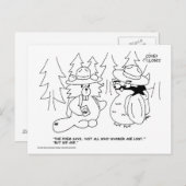 Covey Logic "Lost" Postkarte (Vorne/Hinten)