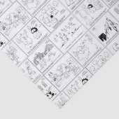 Covey-Logik-Comic-Seidenpapier Seidenpapier (Detail)