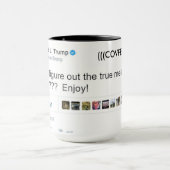 COVFEFE 15OZ KOMBINIERTE KAFFEE-TASSE DURCH TASSE (Zentrum)