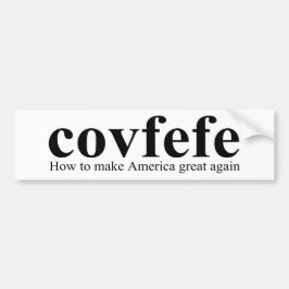 Covfefe Definition Trump Autoaufkleber