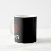 Covfefe Kaffee Präsident Donald Trump Meme Kaffeetasse (Vorderseite Links)