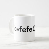 Covfefe Kaffeetasse (Vorderseite Links)