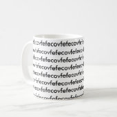 Covfefe Kaffeetasse (Vorderseite Links)