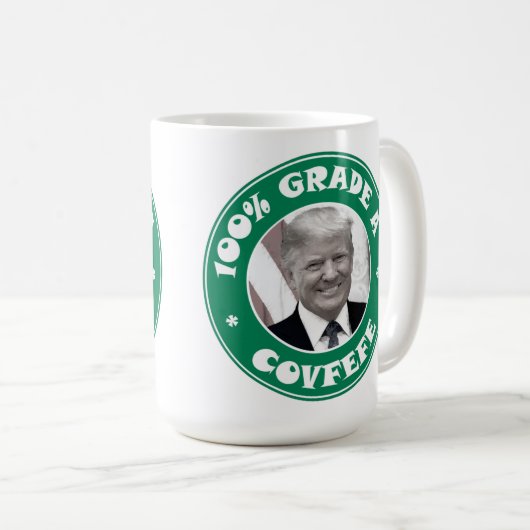 Covfefe Kaffeetasse (VorderseiteRechts)