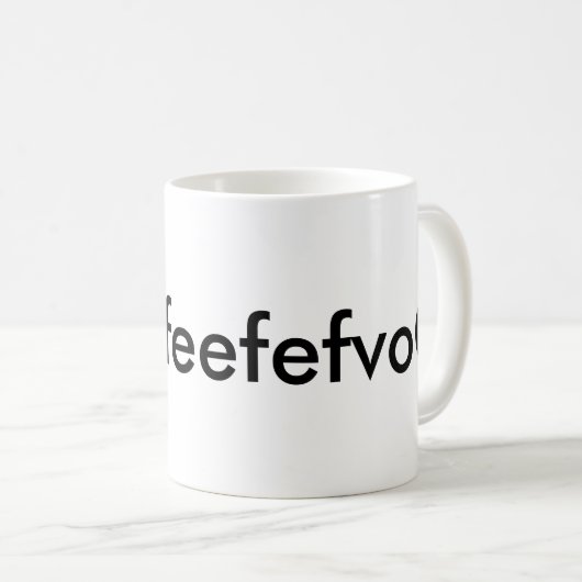 Covfefe Kaffeetasse (VorderseiteRechts)