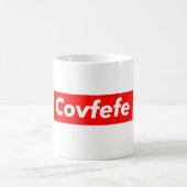 Covfefe Oberste Kasten-Logo-Tasse Donald Trump Kaffeetasse (Mittel)