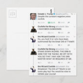 Covfefe Postkarte (Vorne/Hinten)
