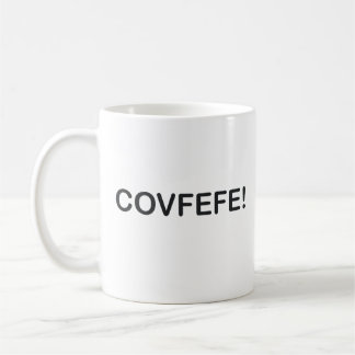 COVFEFE TRUMP TWEETE FEHLVERKAUFT KAFFEETASSE