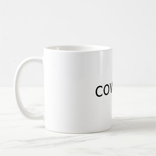 COVFEFE Trumpf-lustige Twitter-Kaffee-Tasse Kaffeetasse (Links)