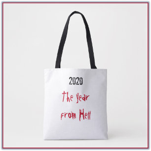 Covid19 2020 Jahr aus der Hölle Tasche