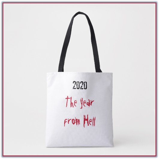 Covid19 2020 Jahr aus der Hölle Tasche