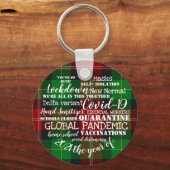 covid19 2021 das Jahr der Impfungen Zuhause School Schlüsselanhänger (Vorderseite)