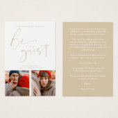 Covid19 2 Fotos sind unsere romantische Hochzeit (Vorne & Hinten)