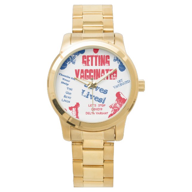 COVID19 ARMBANDUHR (Vorderseite)