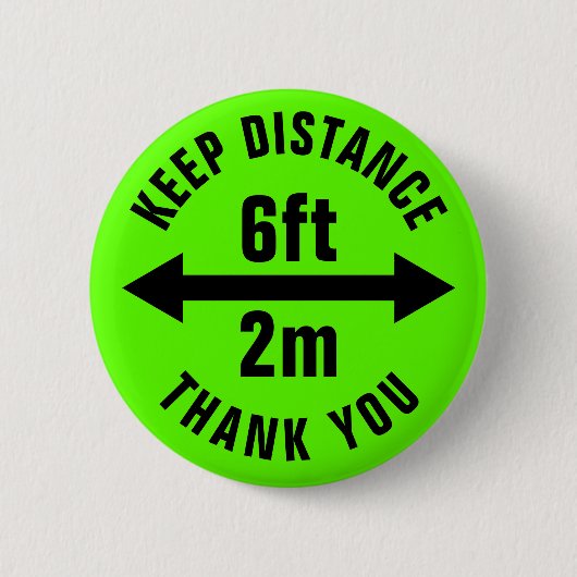 Covid19 Corona Virus Security Button (Vorderseite)