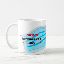 Covid19 KEYWORKER 2020 Anpassbare Tasse