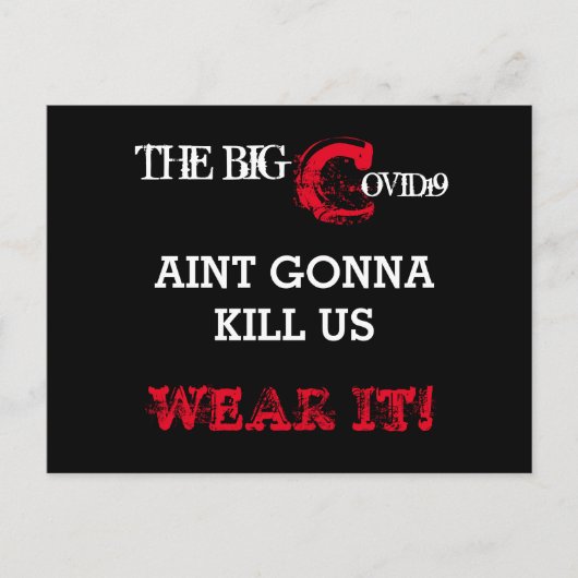 COVID19 POSTKARTE (Vorderseite)