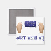 Covid19 Prävention ! Magnet (Vorderseite/Rückseite)