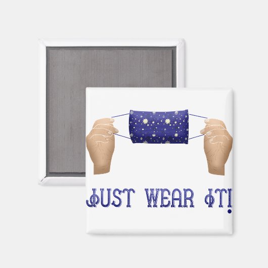 Covid19 Prävention ! Magnet (Vorderseite/Rückseite)