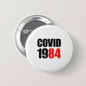 Covid 1984 button (Vorne & Hinten)