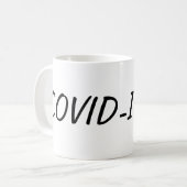 COVID 1984 KAFFEETASSE (Vorderseite Links)