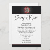 COVID-19 Änderung des Plans Business oder Persönli Einladung (Vorne/Hinten)