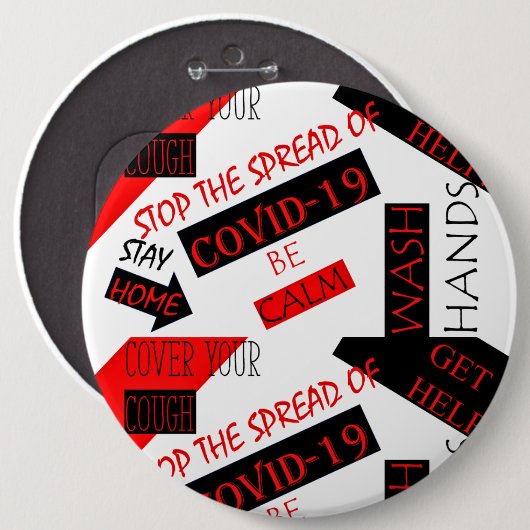 COVID-19 BUTTON (Vorne & Hinten)