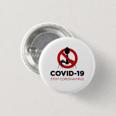 COVID-19 BUTTON (Vorne & Hinten)
