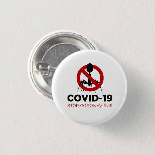 COVID-19 BUTTON (Vorne & Hinten)