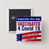 Covid 19 button (Vorne & Hinten)