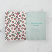 Covid 19 Corona-Virus | Gute Besserung | Förderung Karte (Innenseite)