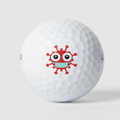 Covid 19 Coronavirus Golfball (Vorderseite)