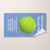 Covid-19 Coronavirus Tennis Tipps Handtuch (Handtuch)