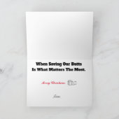 COVID-19 Defense Production Act Weihnachtskarte Karte (Innenseite)