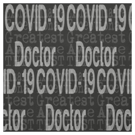 Covid-19 Doktor Extraordinaire Stoff (Muster)