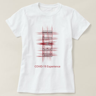 COVID-19 Erfahrung, Tod, Virus, Rot & Schwarz T-Shirt