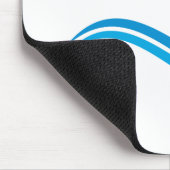 Covid-19 Flatten Sie die Kurve um Ihr Logo hinzuzu Mousepad (Ecke)