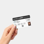 Covid 19 Impfhilfe für Arbeitnehmer| DIY-Foto-Info Ausweis (Handheld)