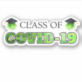 COVID-19-Klasse Aufkleber (Vorderseite)
