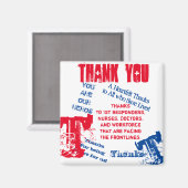 COVID-19 MAGNET (Vorderseite/Rückseite)