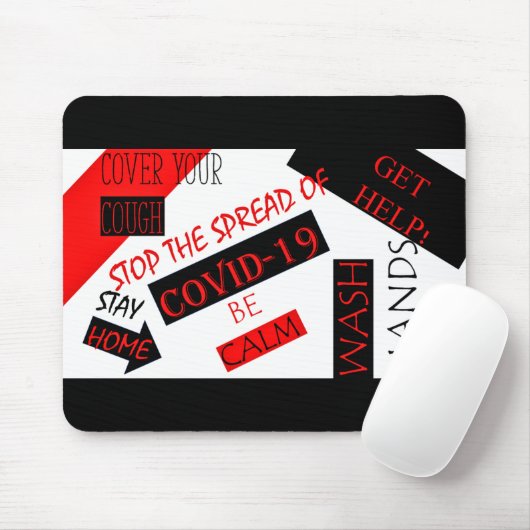 Covid-19 Mousepad (Mit Mouse)