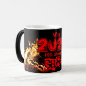 COVID-19: Nach 2020 sollte HELL einfach sein! Verwandlungstasse (Vorderseite Links)