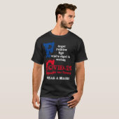 COVID-19 NICHT BEGRÜSST T-Shirt (Vorne ganz)