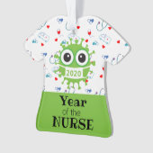 Covid -19 Ornament - Nurse-Ornamente (Vorderseite)